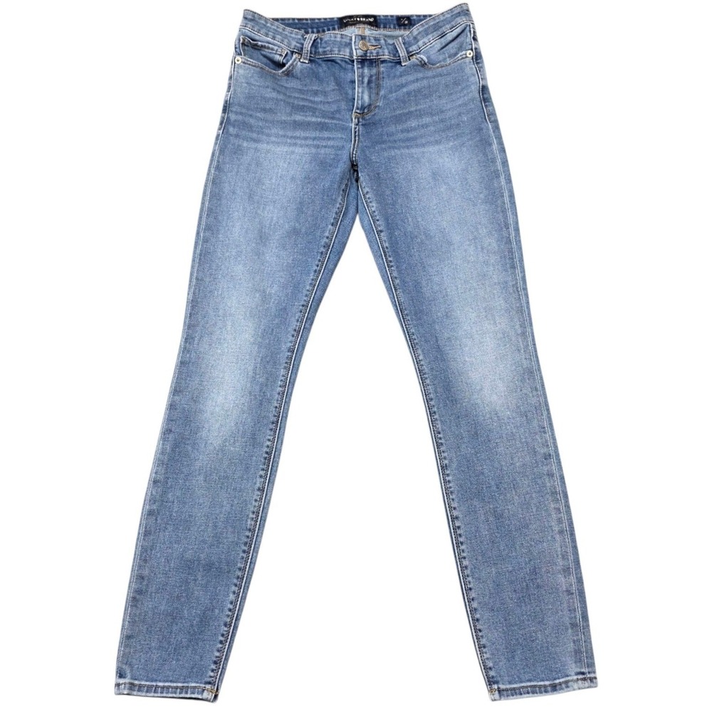 Lucky Brand Ava Skinny Jeans Women 6/28 Blue Cotton‎ Blend Mid Rise Stretch